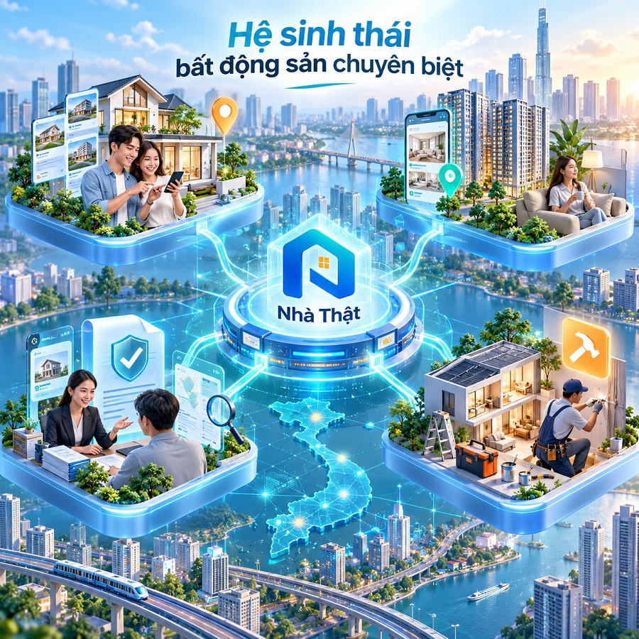 Vì sao Nhà Thật lựa chọn phát triển hệ sinh thái bất động sản chuyên biệt?